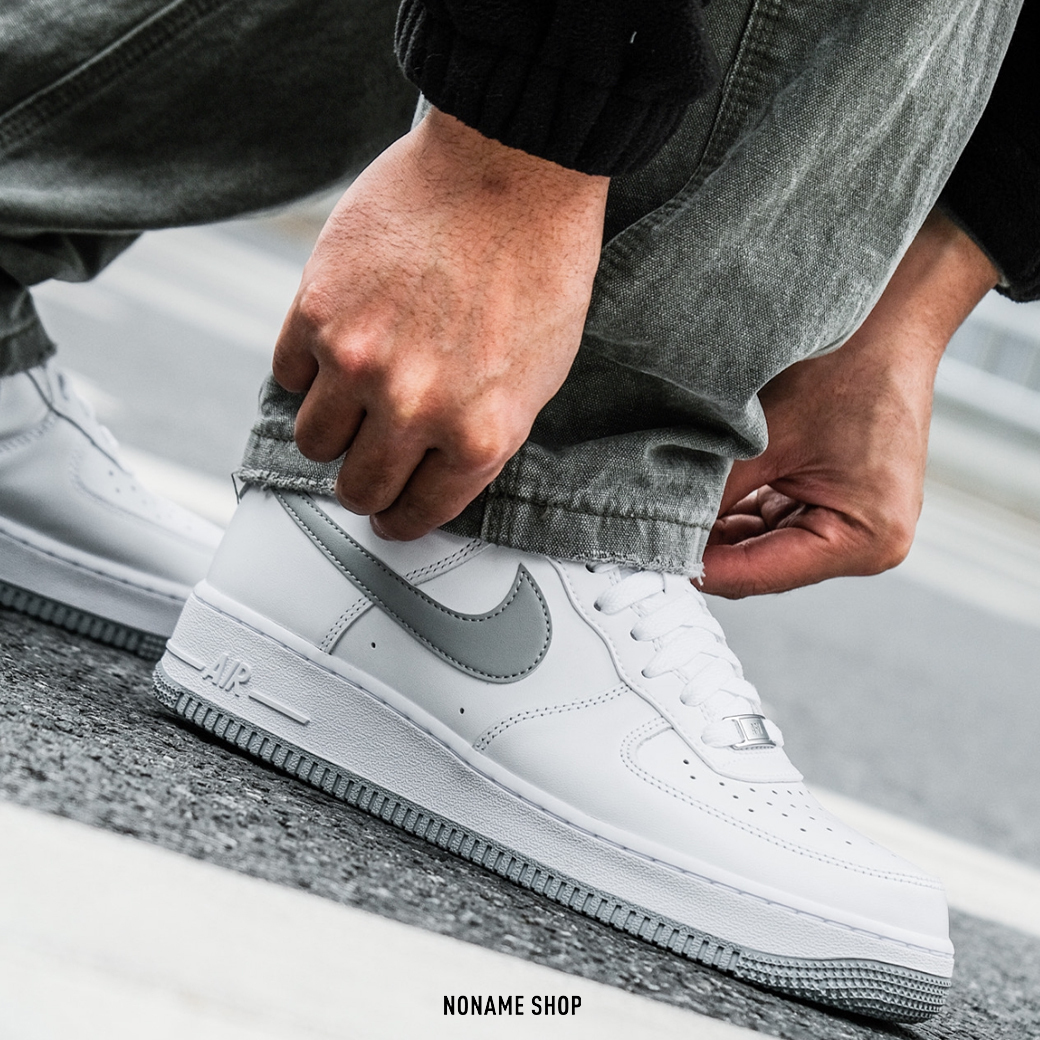 NIKE AIR FORCE 1 AF1 “ LIGHT SMOKE GREY ” 煙雨灰(男款)