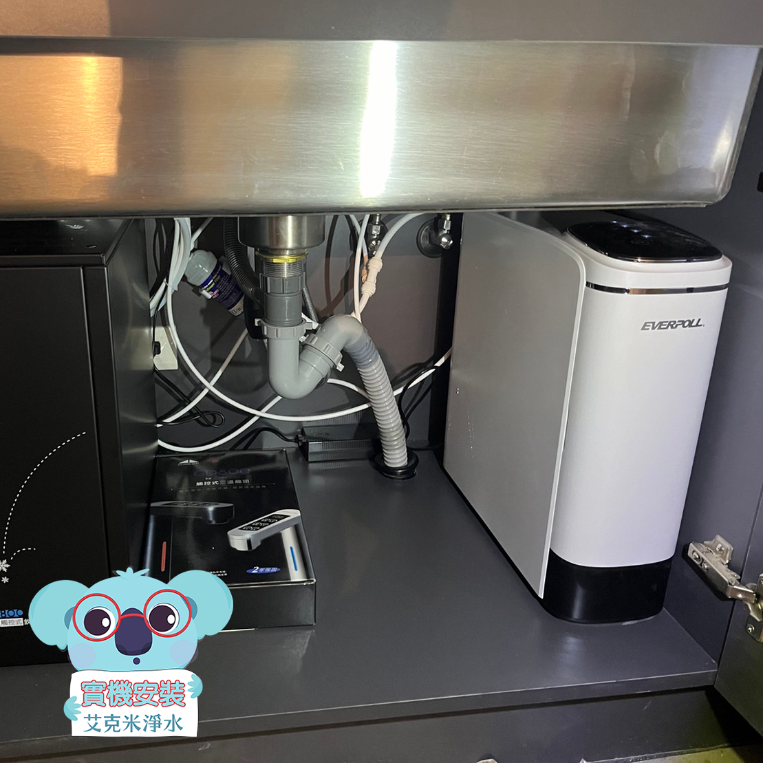 EVERPOLL 愛科】直出RO淨水器RO-900G 閃耀白- 艾克米淨⽔