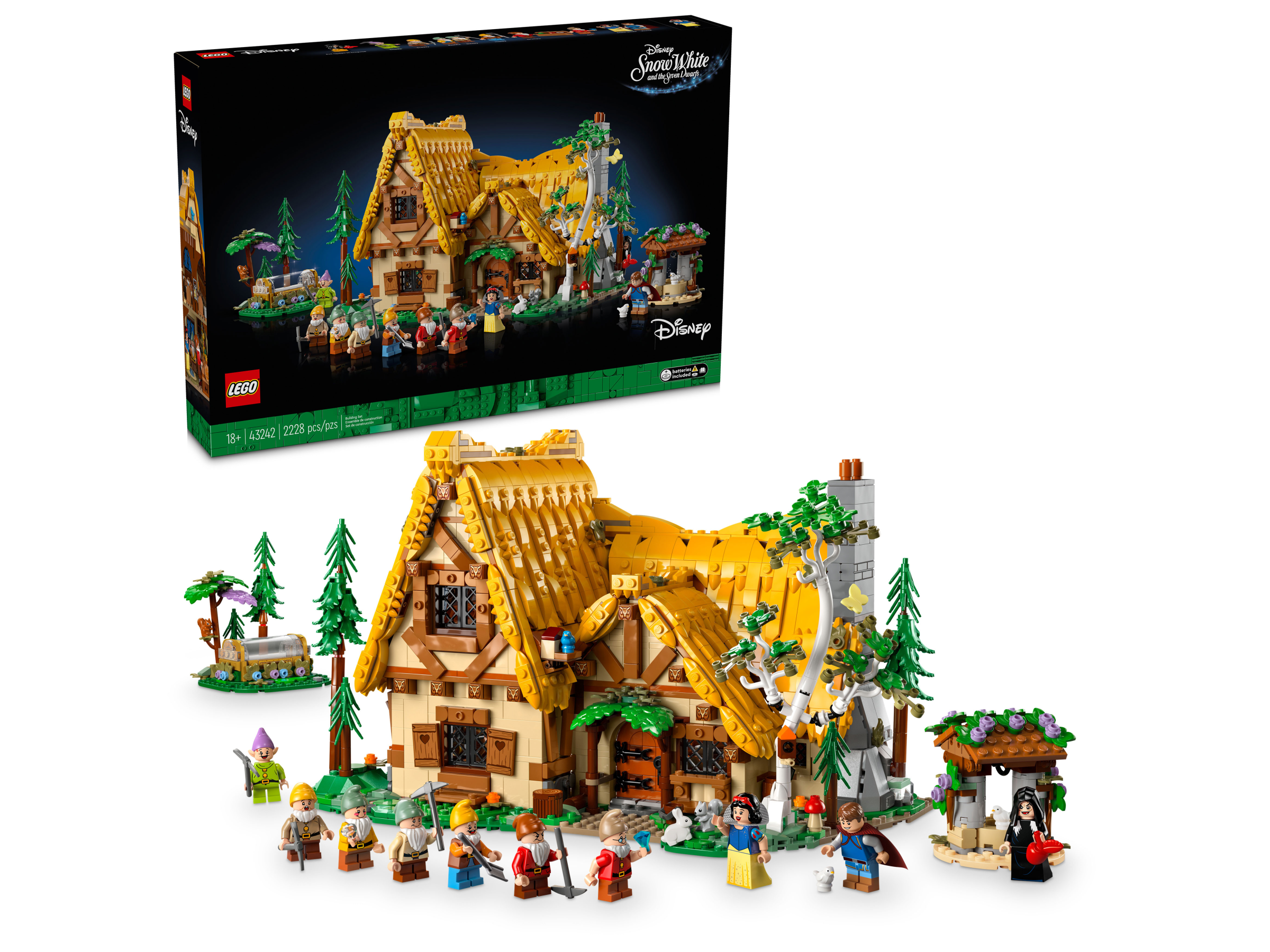 LEGO 43242 Snow White and the Seven Dwarfs' Cottage 白雪公主小屋 (迪士尼公主)
