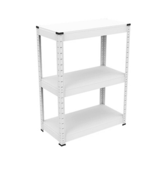 Hot iron color kitchen cabinets bookshelf shoe cabinet bathroom storage cabinet shelf [60x30x80cm] white 3 layers