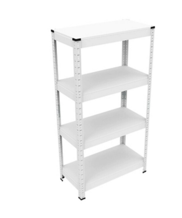 Hot iron color kitchen cabinets bookshelf shoe cabinet bathroom storage cabinet shelf [60x30x114cm] white 4 layers