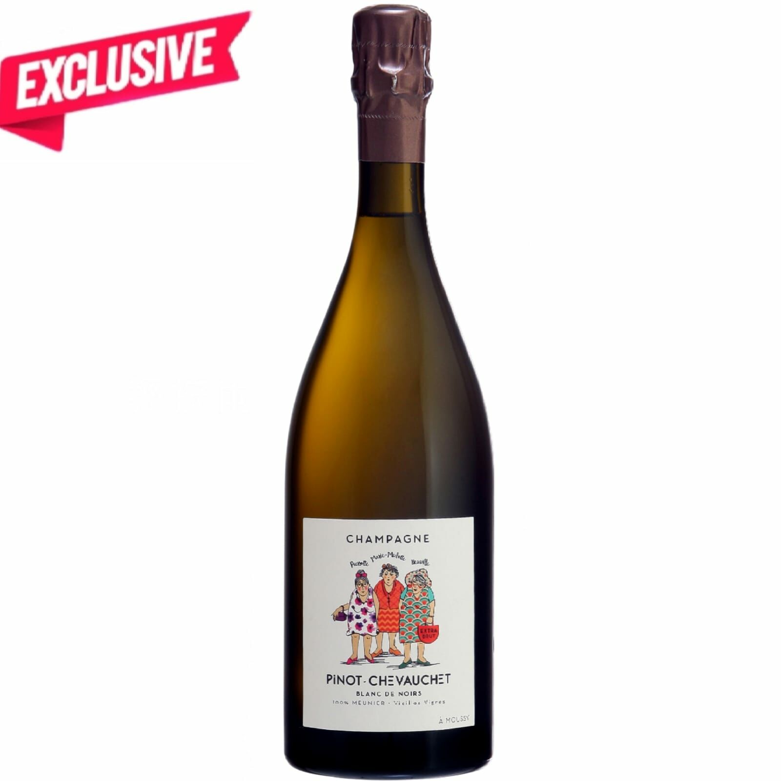 Champagne Pinot-Chevauchet Vieilles Vignes Blanc de Noirs Extra Brut 100% Meunier