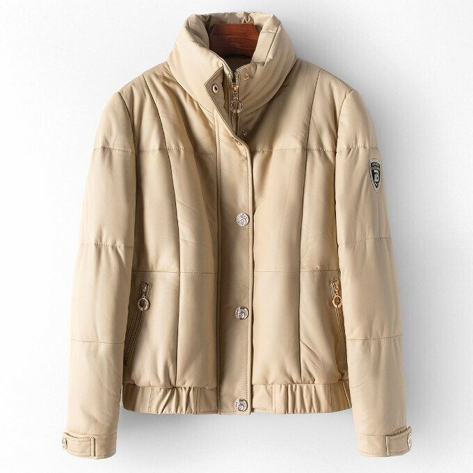 Hot selling sheepskin thermal jacket (size L/XL) (khaki) (contact customer service after placing order to confirm delivery size)