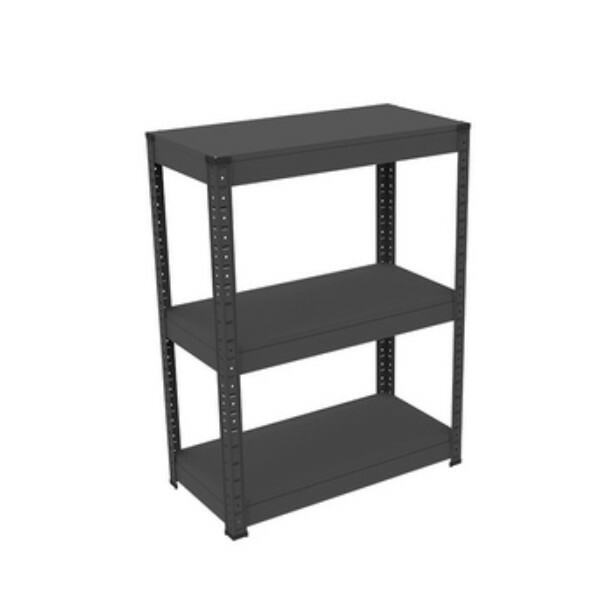 Hot iron color kitchen cabinets bookshelf shoe cabinet bathroom storage cabinet shelf [60x30x80cm] black 3 layers