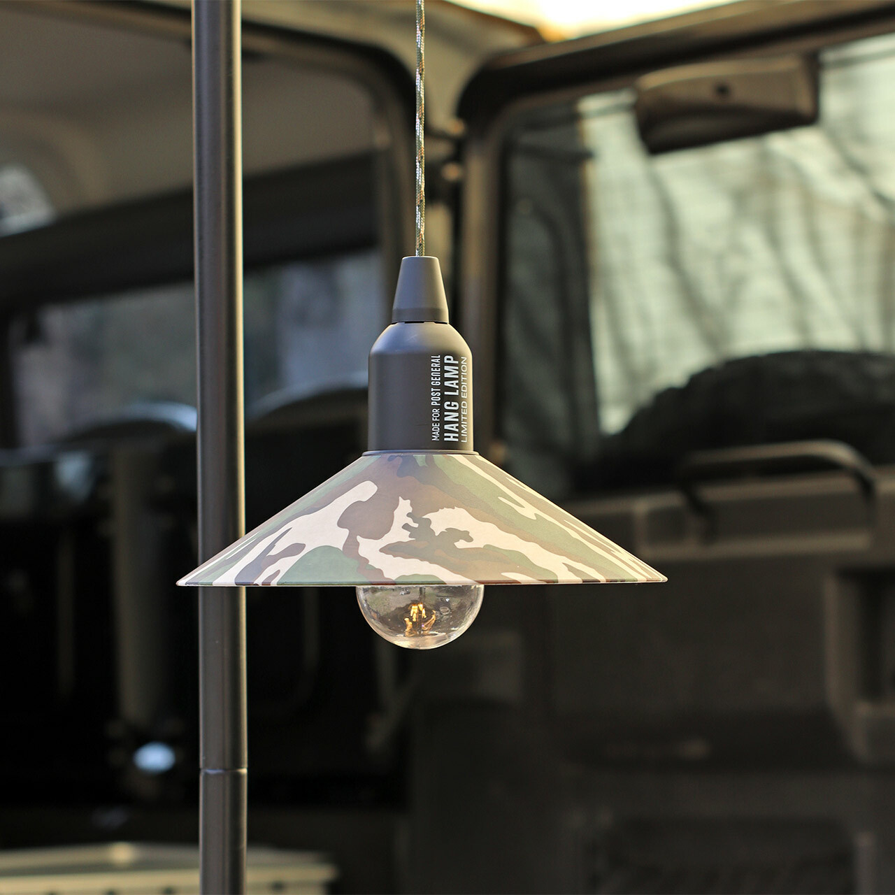 (限量款) 附罩LED掛燈∣遙控型充電式系列 迷彩∣日本 POST GENERAL