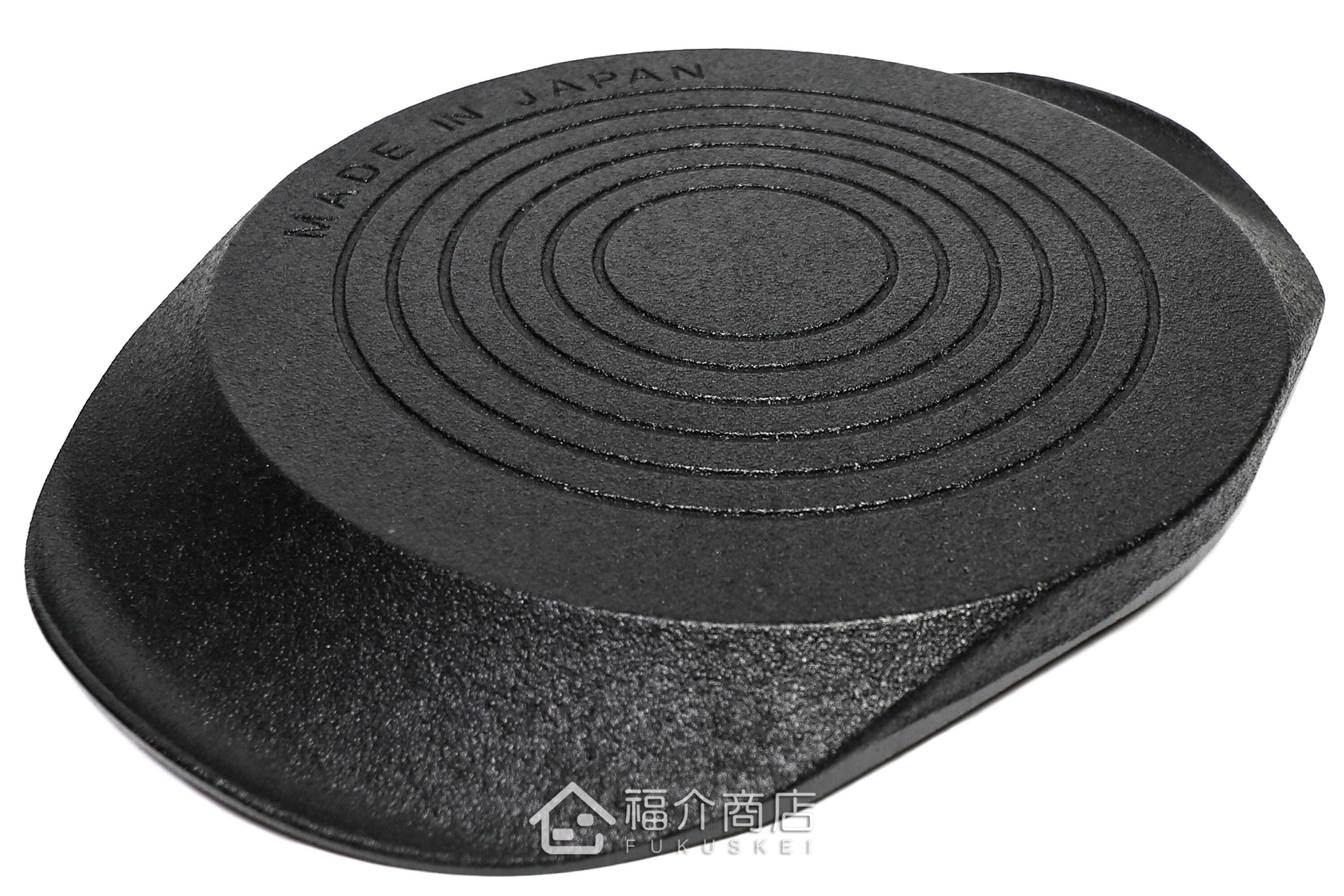 可以煎牛排做Pizza或肉排料理的黑色鑄鐵鍋烤盤