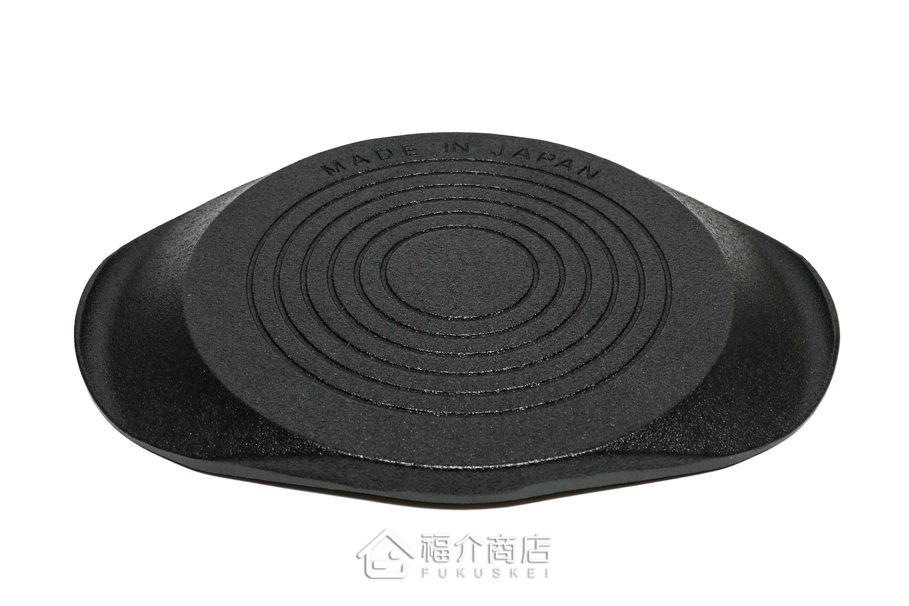 可以煎牛排做Pizza或肉排料理的黑色鑄鐵鍋烤盤