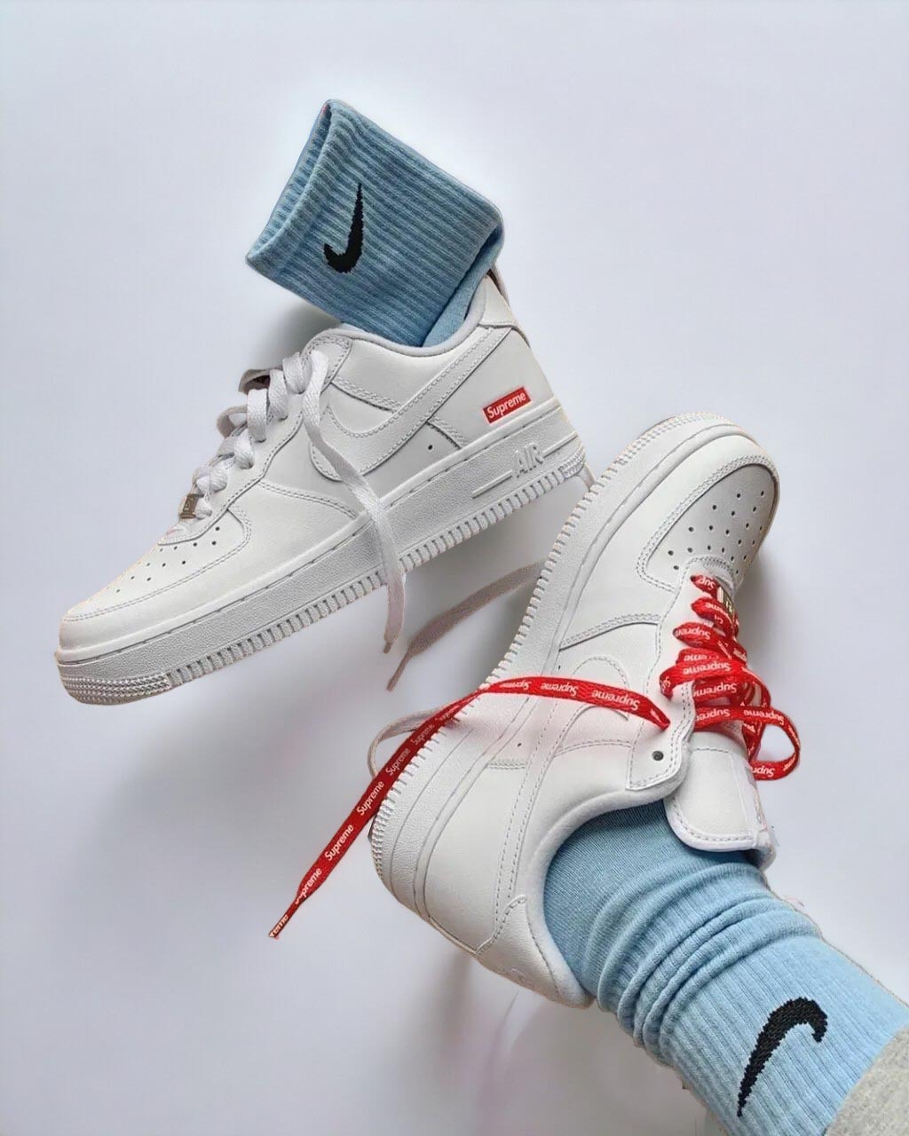 SUPREME X Nike Air Force 1 AF1聯名 白 CU9225100