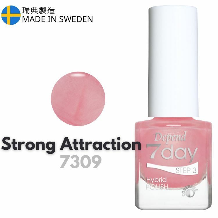 7day 仿GEL甲快乾甲油 STRONG ATTRACTION 7309 (半透明)