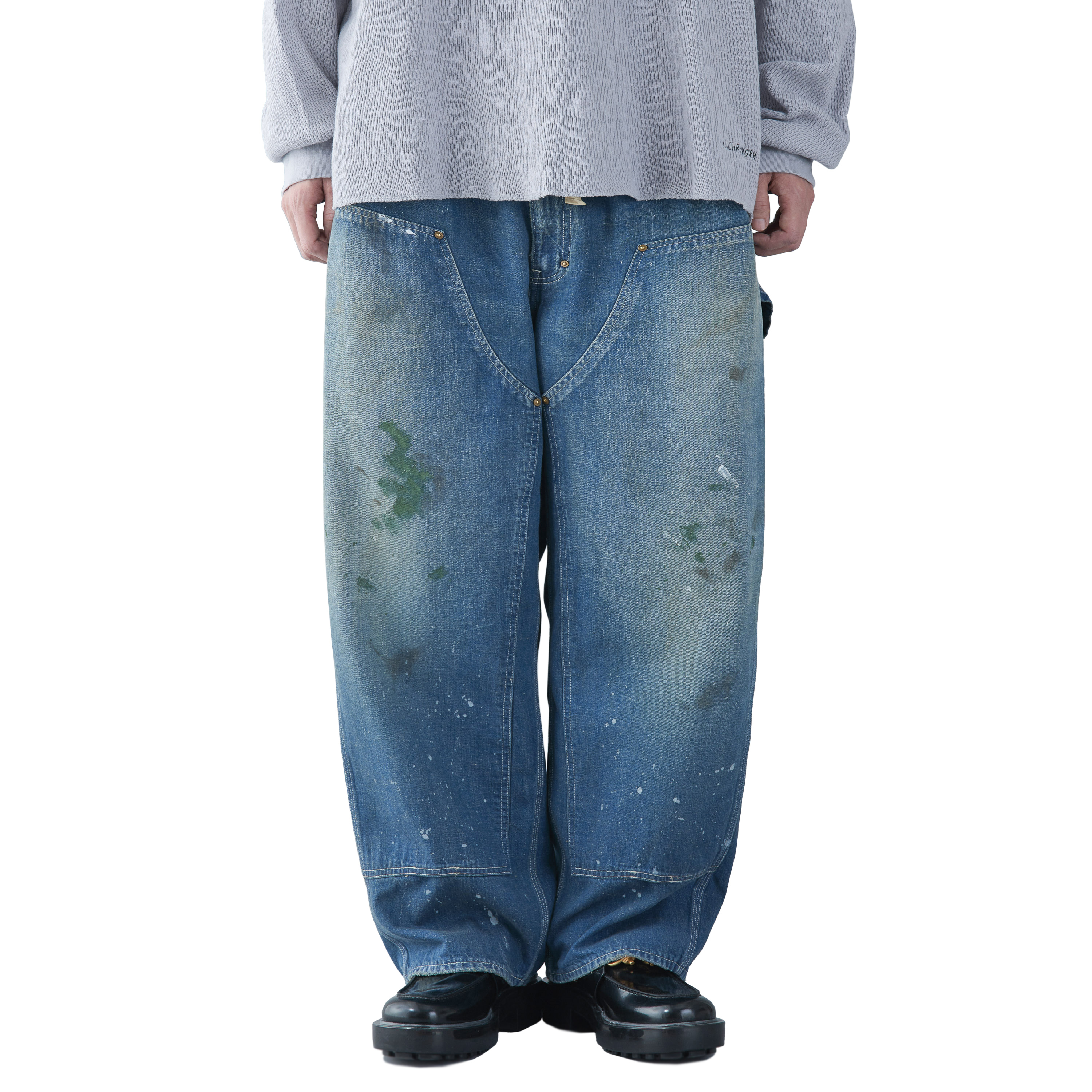 ANACHRONORM - Denim Painter Easy Pants
