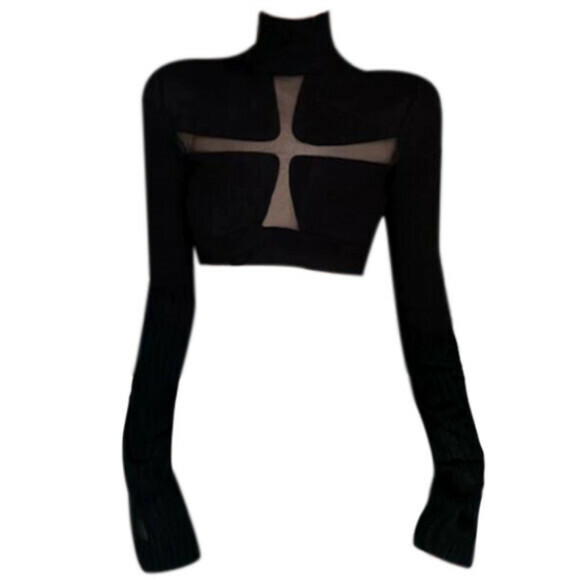 Hot selling long-sleeved bottoming shirt [Black] Sizes [S-L] [Please contact customer service to confirm the delivery size after placing the order]