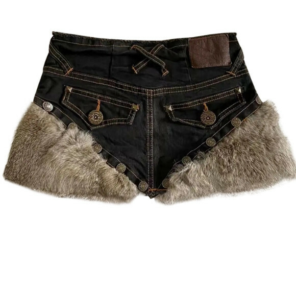 Hot selling spliced ​​denim skirt [picture color] size [S size - L size] [please contact customer service to confirm the delivery size after placing the order]