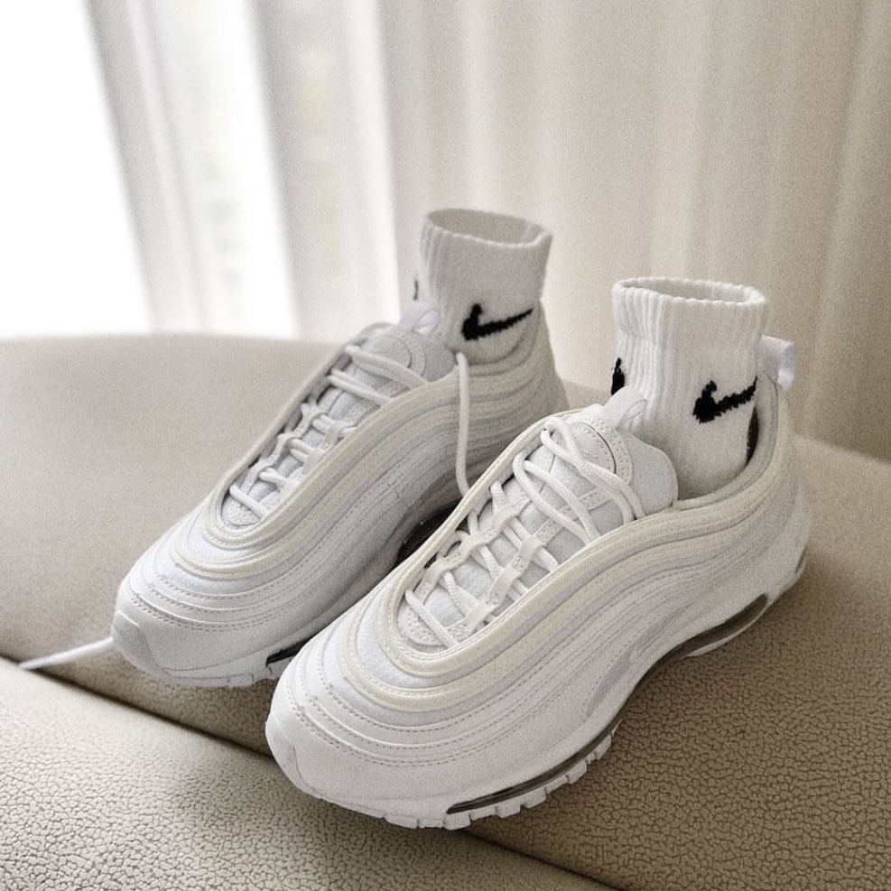 【瑕疵】Nike W Air Max 97 OG White 反光 白