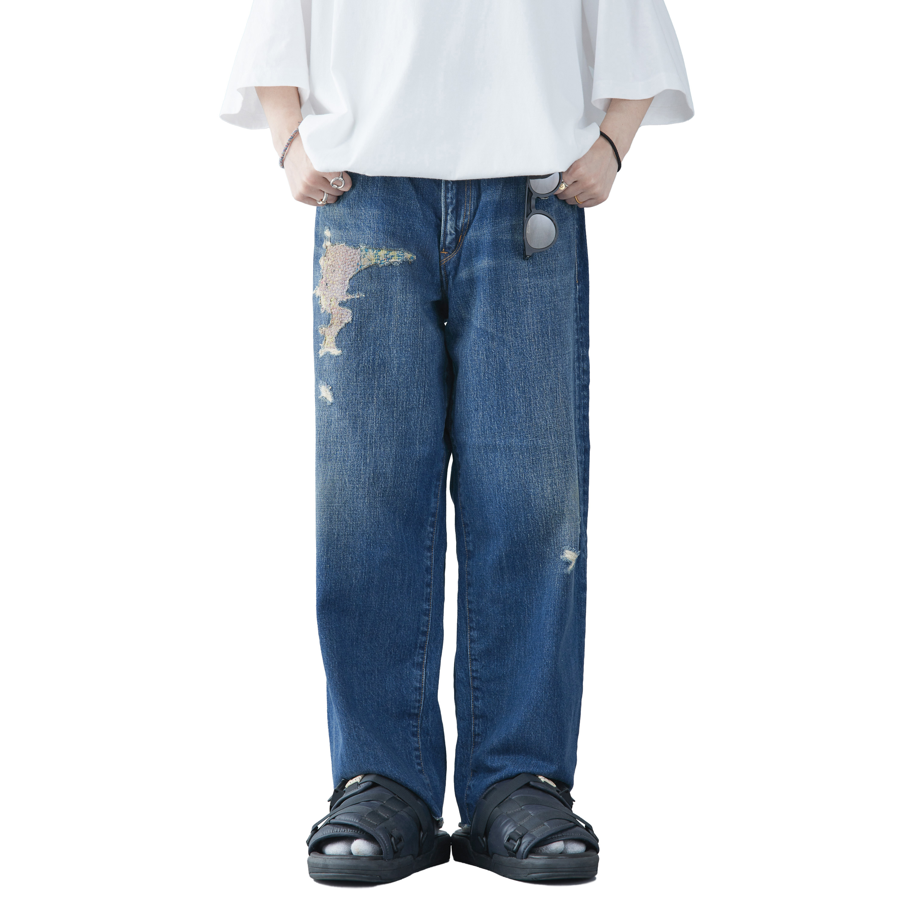 ANACHRONORM - Remaked 80'S Wide 5P Pants