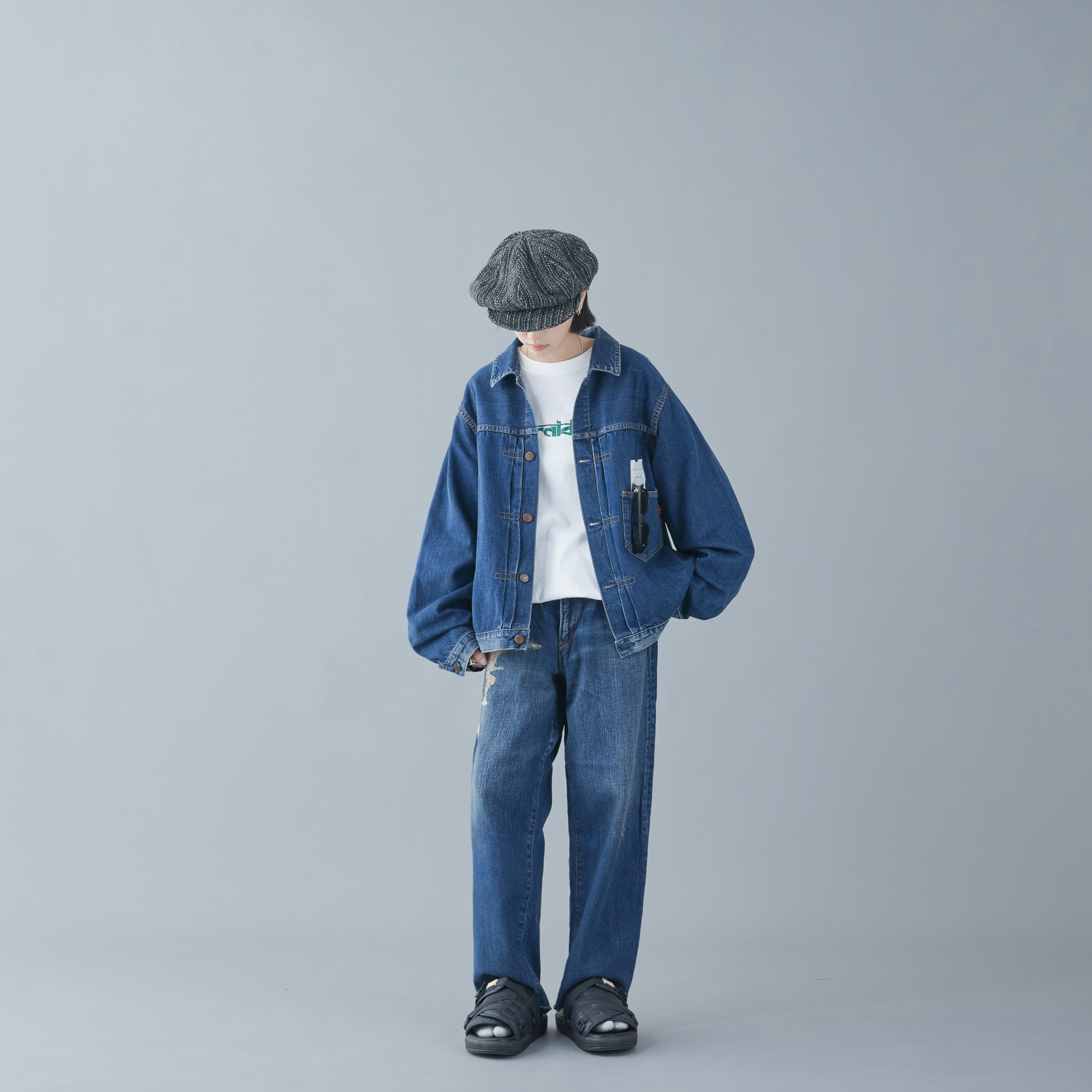 パンツ ANACHRONORM REMAKED 80'S WIDE 5P PANTS ANACHRONORM - Remaked 80'S Wide 5P Pants
