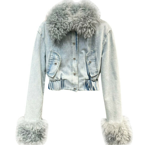 Hot selling denim jacket [picture color] size [S size - L size] [please contact customer service to confirm the delivery size after placing the order]