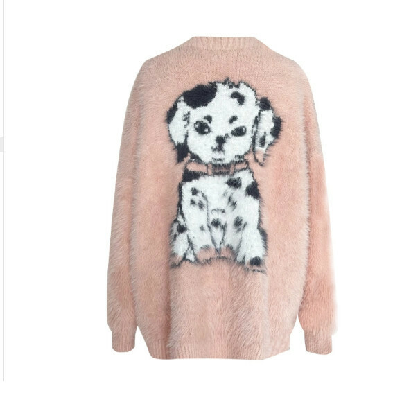 Hot selling thickened sweater jacket [peach pink cardigan] sizes [S to L] [please contact customer service to confirm the delivery size after placing the order]