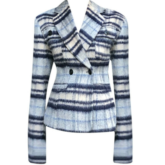 Hot selling plaid short coat [picture color] size [S size - L size] [please contact customer service to confirm the delivery size after placing the order]