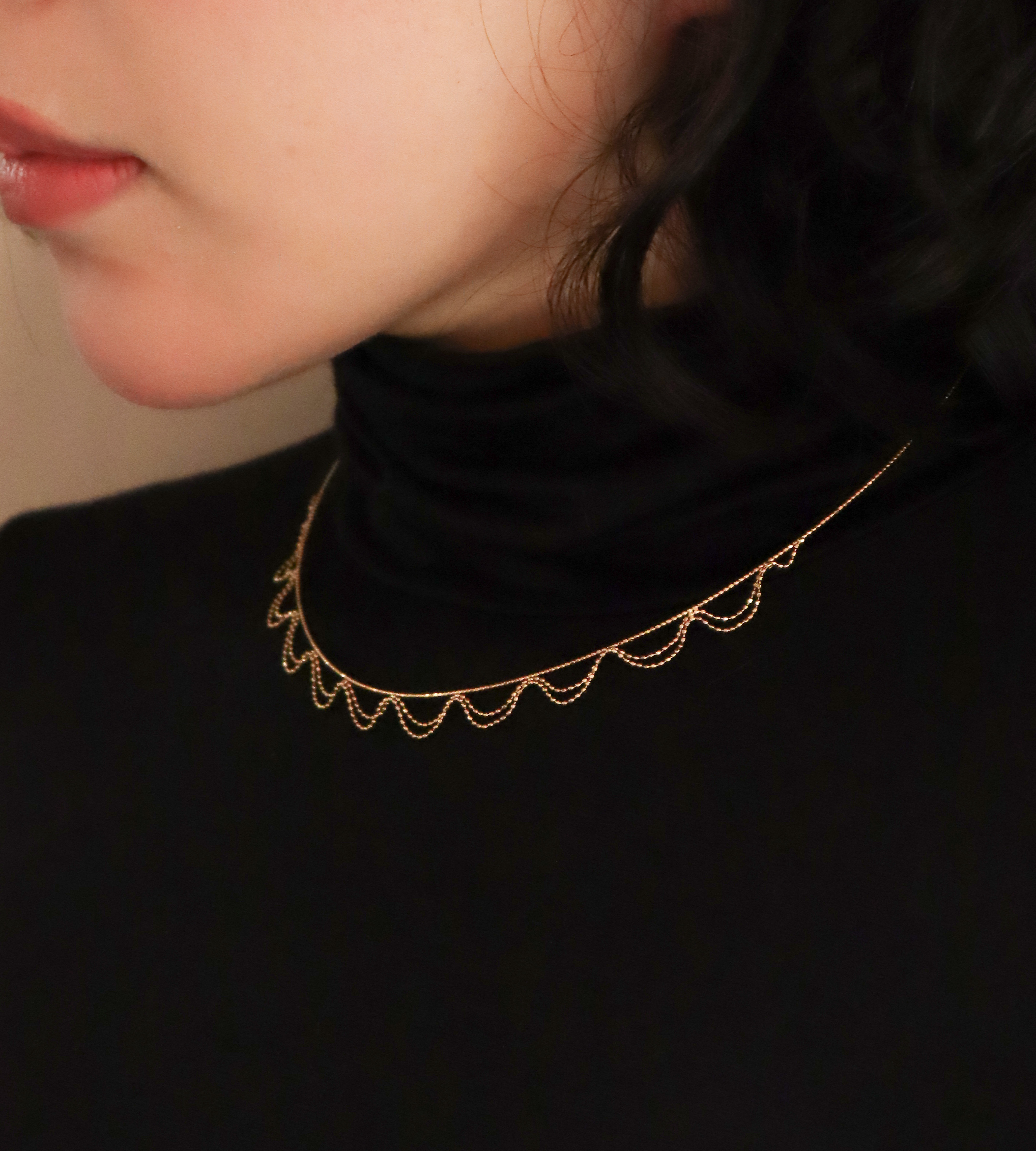 18K/日本設計款系列-柔情項鍊