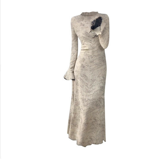 Hot selling knitted dress [picture color] size [S size - L size] [please contact customer service to confirm the delivery size after placing the order]