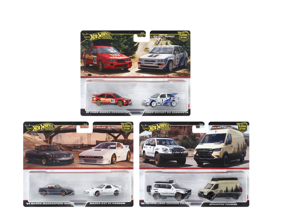 風火輪汽車文化雙車套裝 一組3入/一組2入(L箱號)