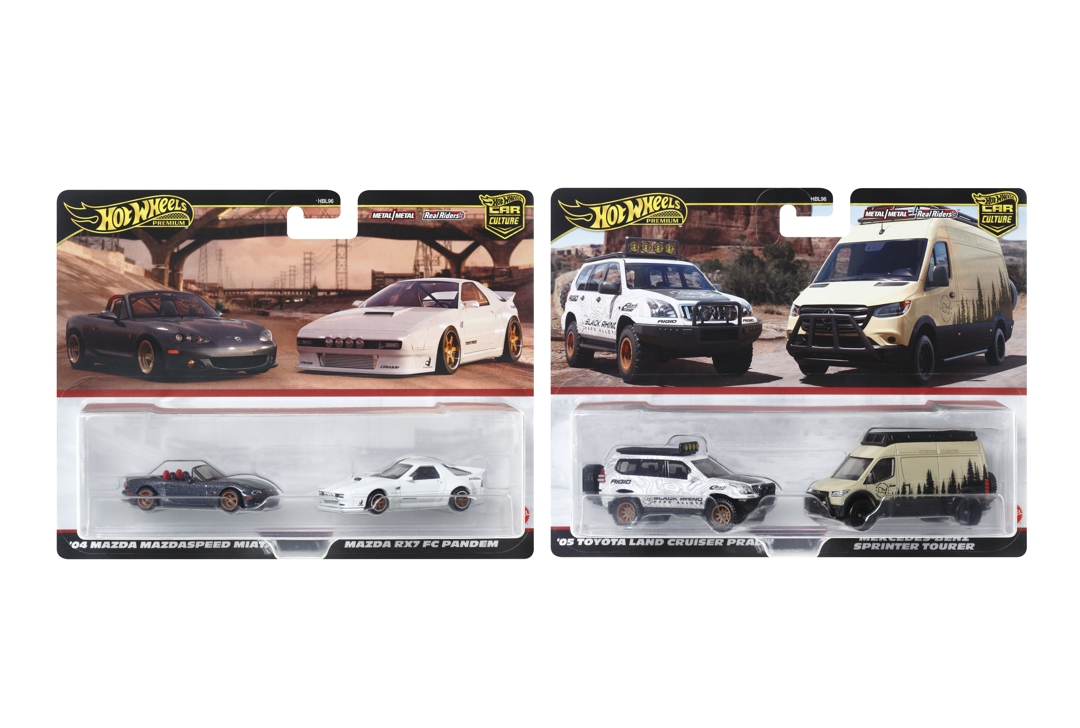 風火輪汽車文化雙車套裝 一組3入/一組2入(L箱號)