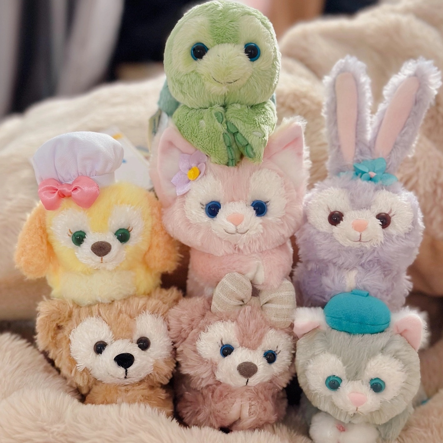 迪士尼限定 達菲家族 雪莉玫 玲娜貝兒 可琦安 托尼 星黛露 迷你寶寶 磁吸設計 / 預購