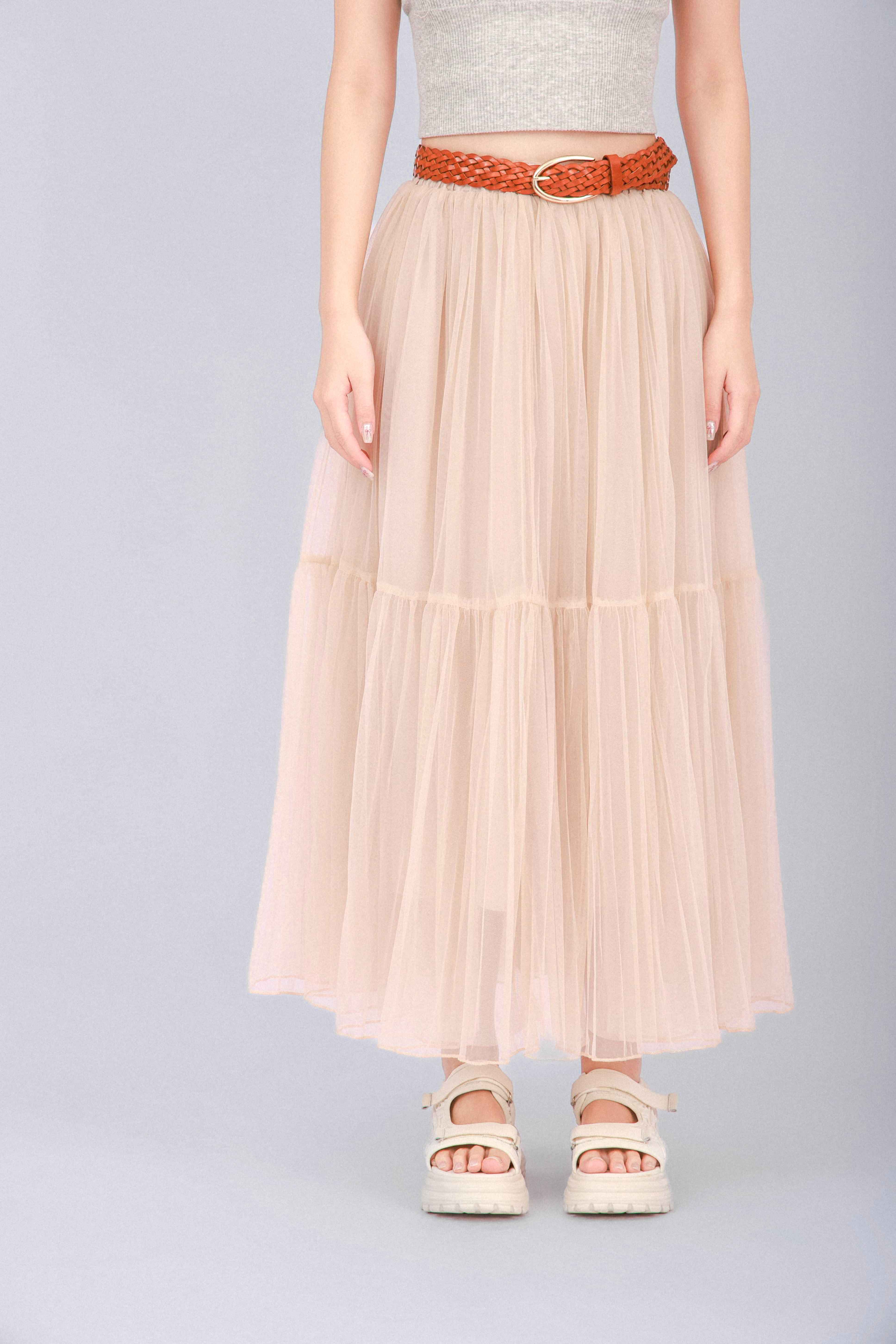 單色網紗蛋糕裙 (現貨款式）