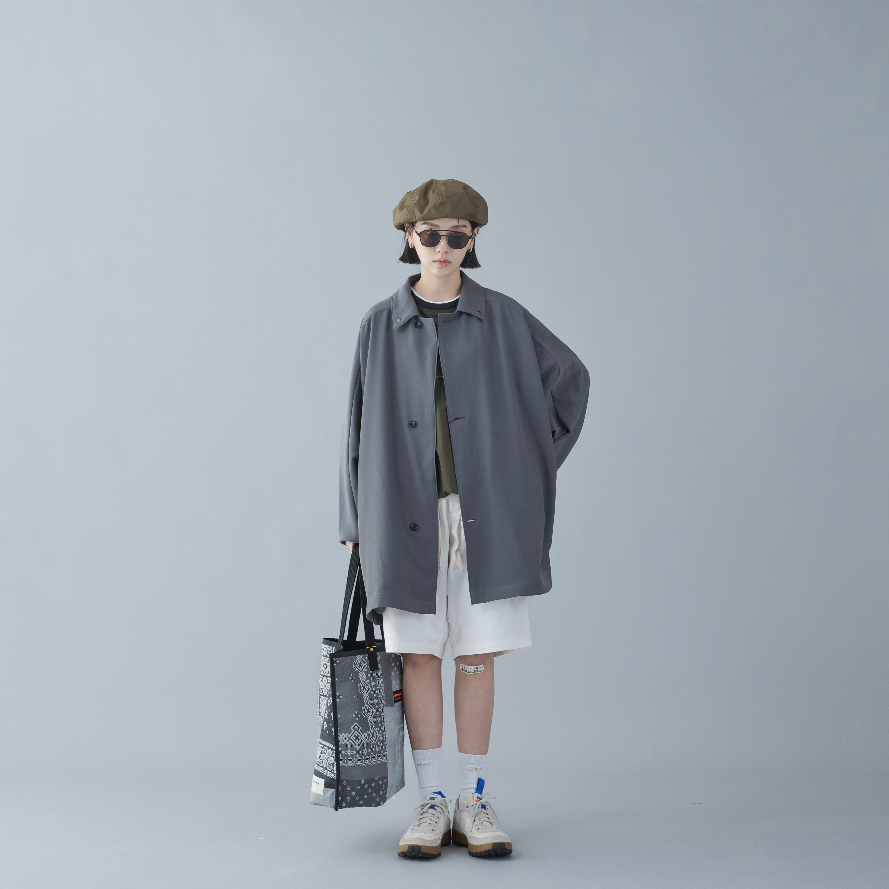 N.HOOLYWOOD - 2241-CO03-004 Short Balmacaan Coat