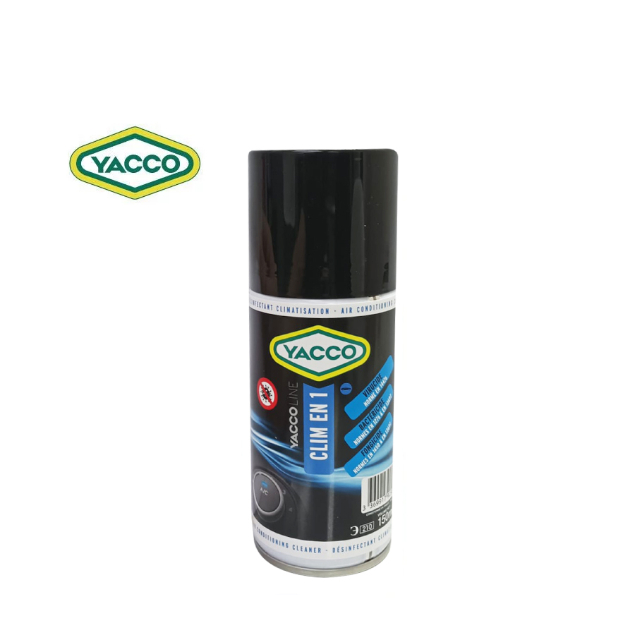 YACCO 車用冷氣系統殺菌清潔噴劑, 150ml
