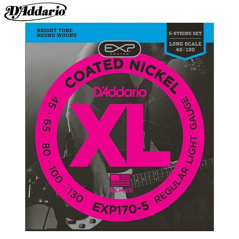 美國 D'addario EXP170-5(45-130) 五弦貝士弦 BASS弦 貝斯