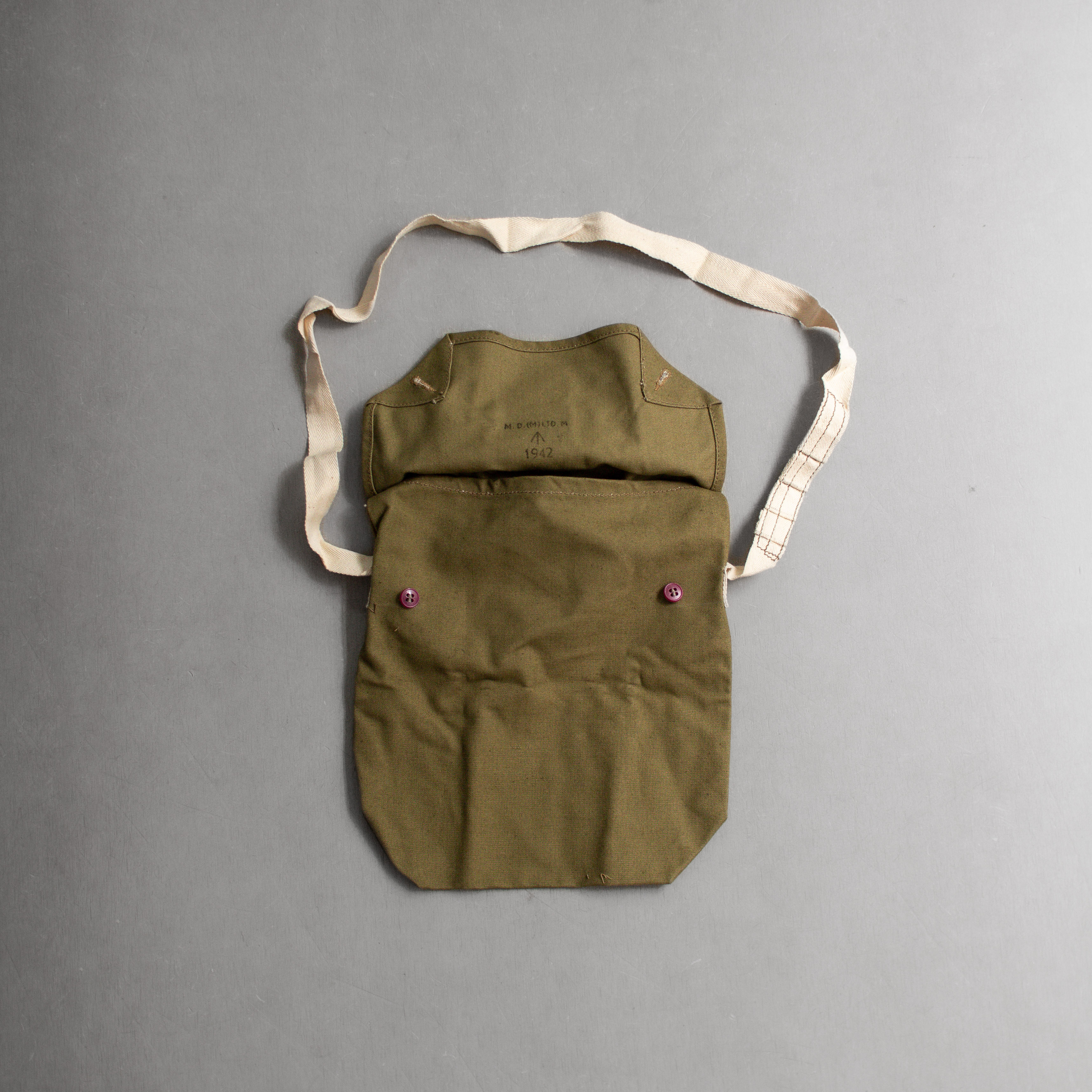 40S BRITISH ARMY MASK BAG 英軍 防毒面具 側背包