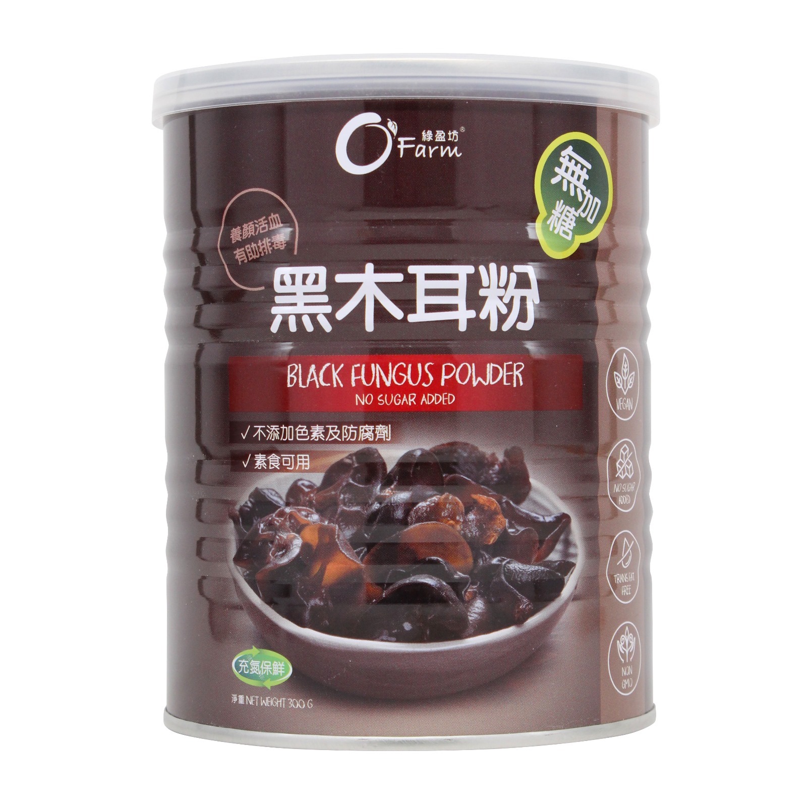 H1: O'Farm -100%純黑木耳粉(無加糖)