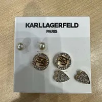 [S] KARL LAGERFELD JG240022 MULTI SET EARRINGS,GOLD, 8720744889076 (SKL1021)