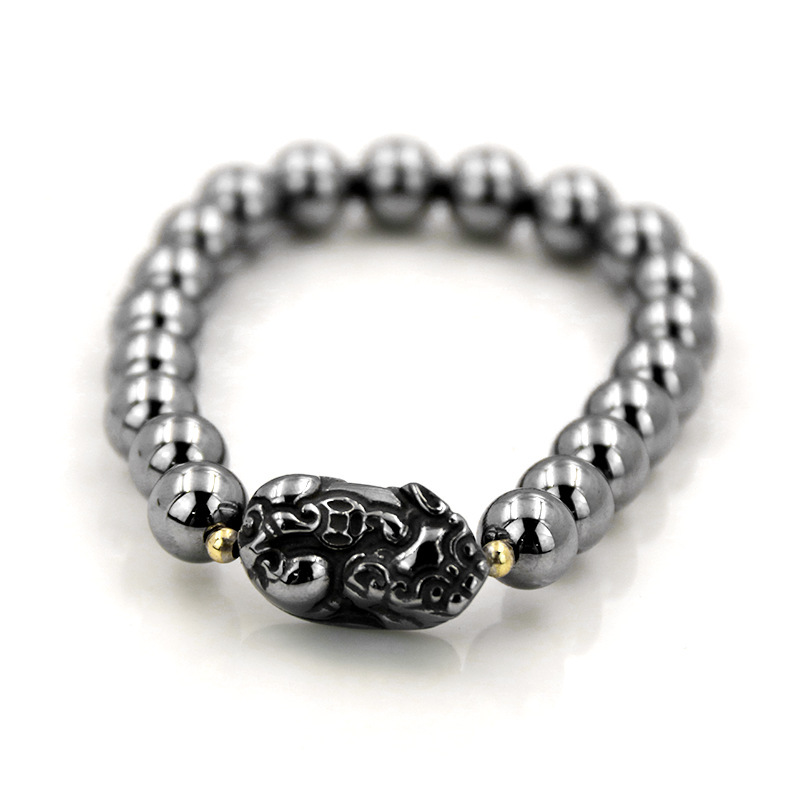 【太赫茲】天然貔貅9mm圓珠手串