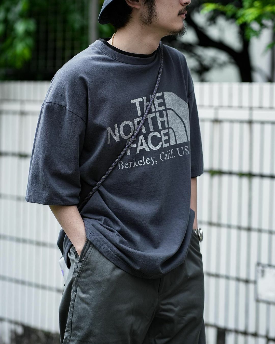 THE NORTH FACE LABEL 紫標 7oz Field Graphic Tee 假兩件 短T LOGO 熱門款 2色 NT3412N 現貨