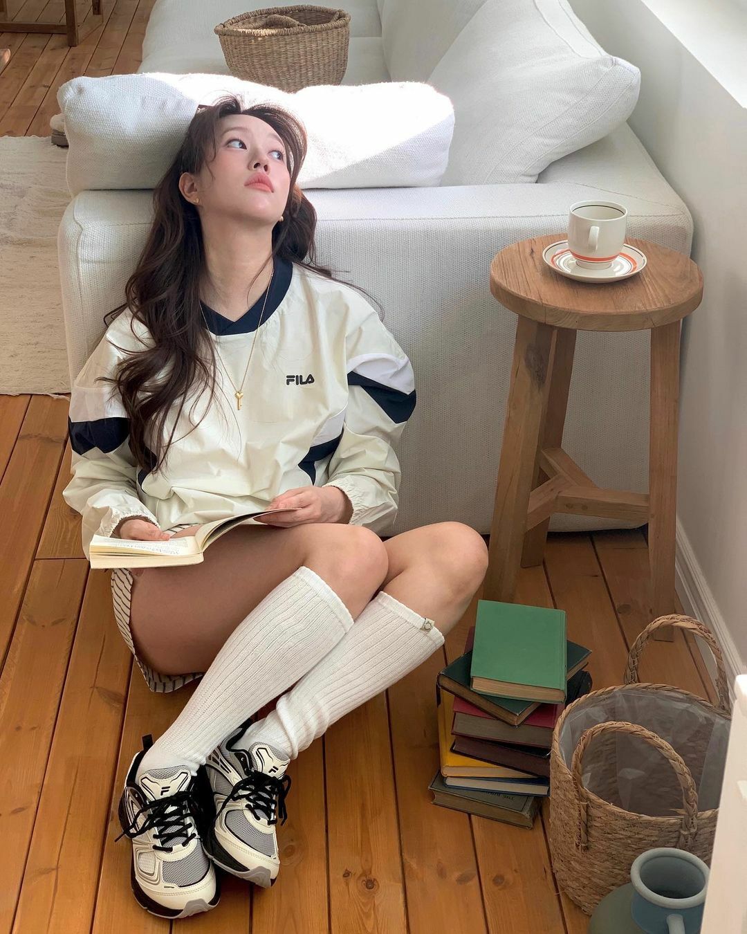 FILA Interrun CREAM 白黑奶油 新復古 慢跑鞋 11001RM02699G013