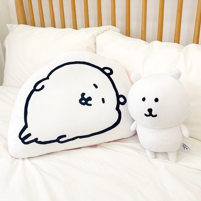 現貨｜韓國限定 白熊 造型咕𠱸 午睡枕 放鬆 42cm