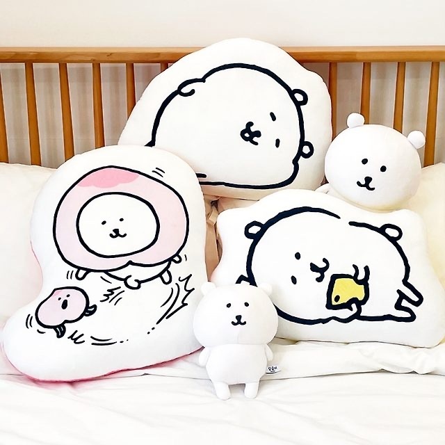 現貨｜韓國限定 白熊 造型咕𠱸 午睡枕 放鬆 42cm