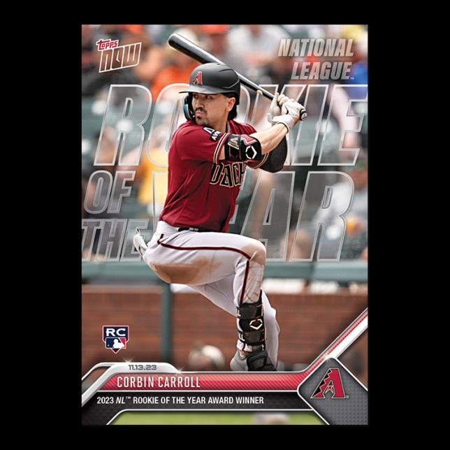 MLB球員卡 Corbin Carroll - 2023 MLB TOPPS NOW® Card OS11 - PR: 9073