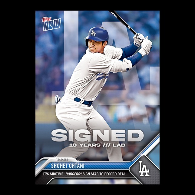 MLB球員卡 Shohei Ohtani - 2023 MLB TOPPS NOW® Card OS21 - PR: 107,541