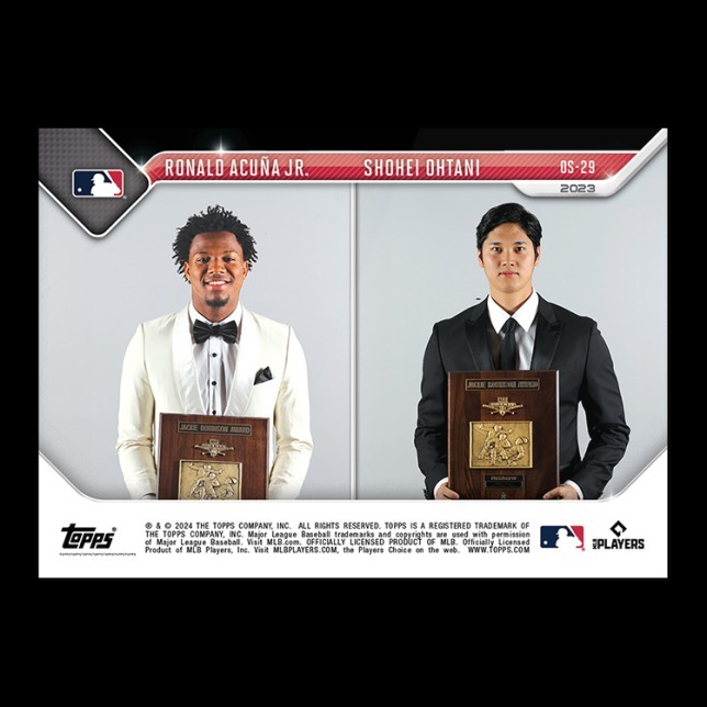 MLB球員卡 Ronald Acuña Jr./Shohei Ohtani - 2023 MLB TOPPS NOW® Card OS29 - PR: 19123