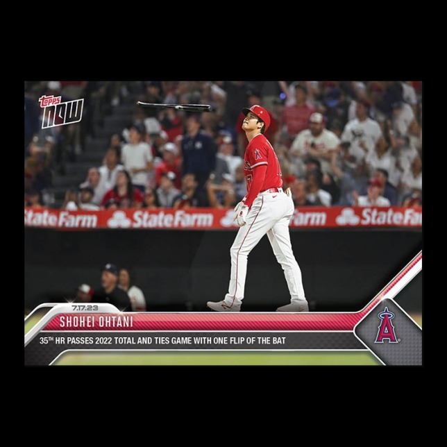 MLB球員卡 Shohei Ohtani - 2023 MLB TOPPS NOW® Card 579 - PR: 13499
