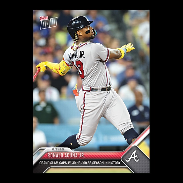 MLB球員卡 Ronald Acuña Jr. - 2023 MLB TOPPS NOW® Card 791 - PR: 11344
