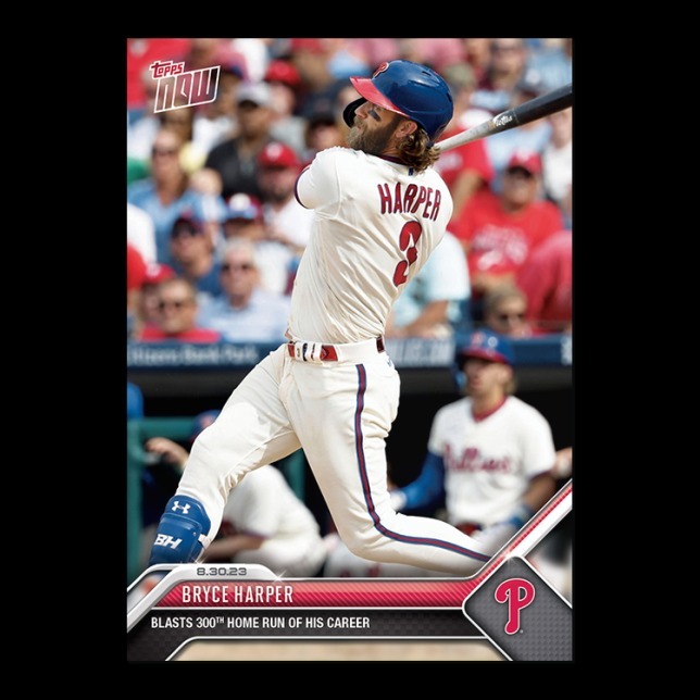 MLB球員卡 Bryce Harper - 2023 MLB TOPPS NOW® Card 786 - PR: 4660