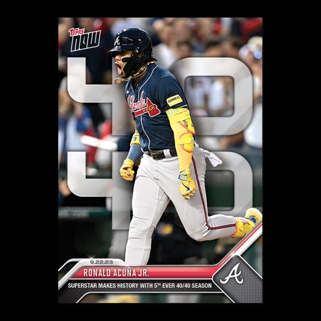 MLB球員卡 Ronald Acuña Jr. - 2023 MLB TOPPS NOW® Card 903 - PR: 9413