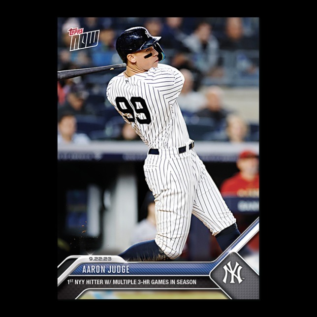 MLB球員卡 Aaron Judge - 2023 MLB TOPPS NOW® Card 904 - PR: 2976