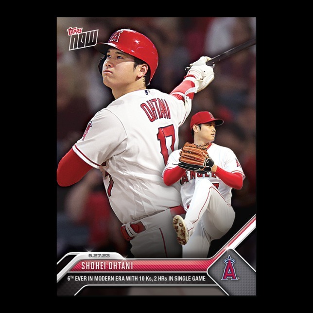 MLB球員卡 Shohei Ohtani - 2023 MLB TOPPS NOW® Card 505 - PR: 17031