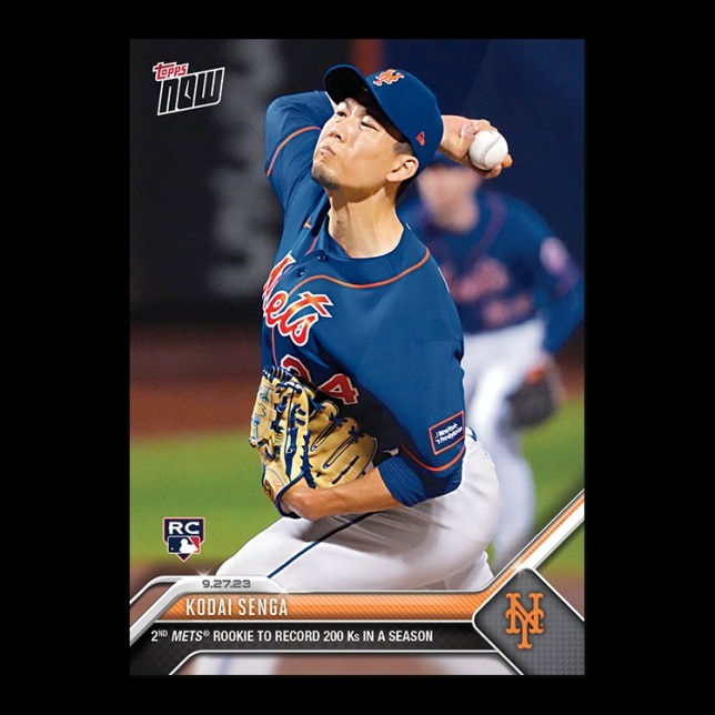 MLB球員卡 Kodai Senga - 2023 MLB TOPPS NOW® Card 923 - PR: 2374