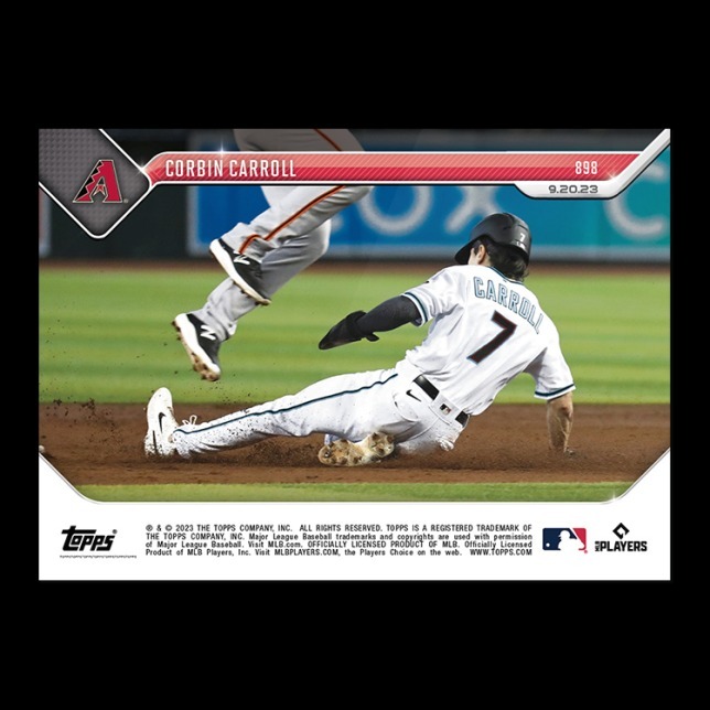 MLB球員卡 Corbin Carroll - 2023 MLB TOPPS NOW® Card 898 - PR: 10710
